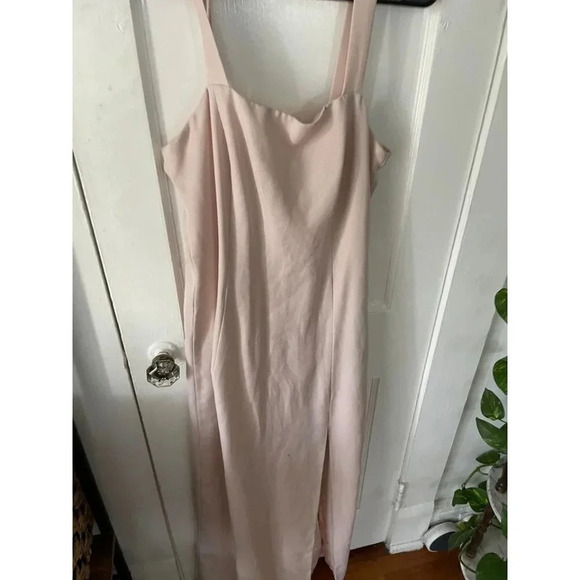 Vintage Women's size 12 Pink Maxi Dress - Picture 2 of 10
